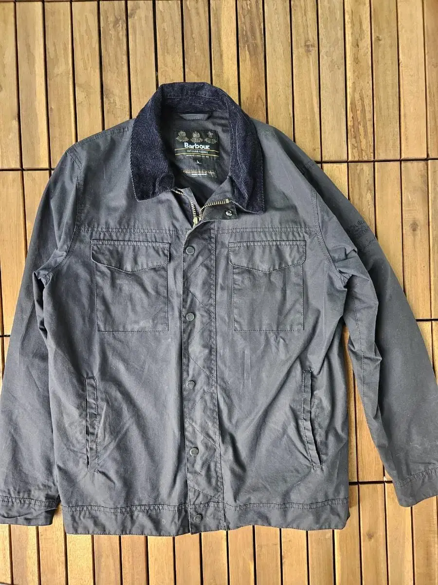 Barbour International Steve McQueen Arizona Navy L