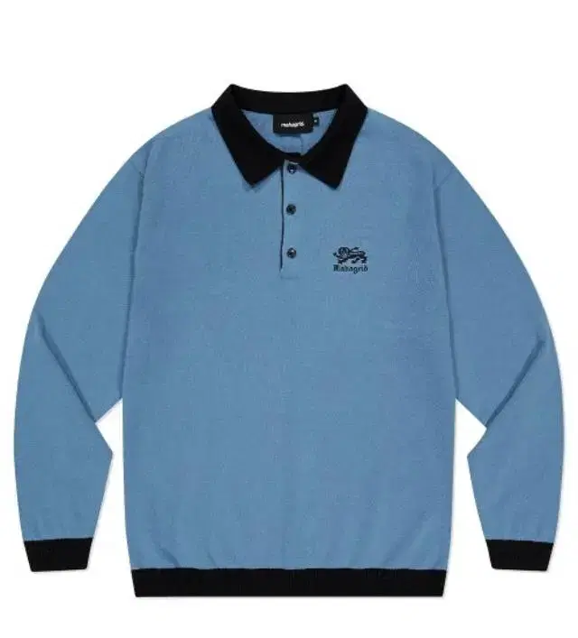 LION LS KNIT POLO BLUE(MG2DSMK690A)