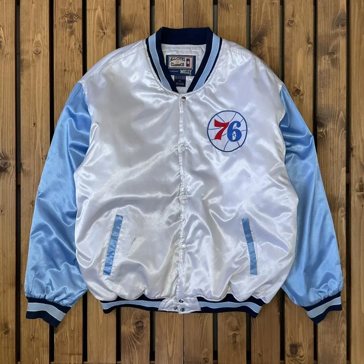 76ers 세븐티식서스 새틴자켓 4XL