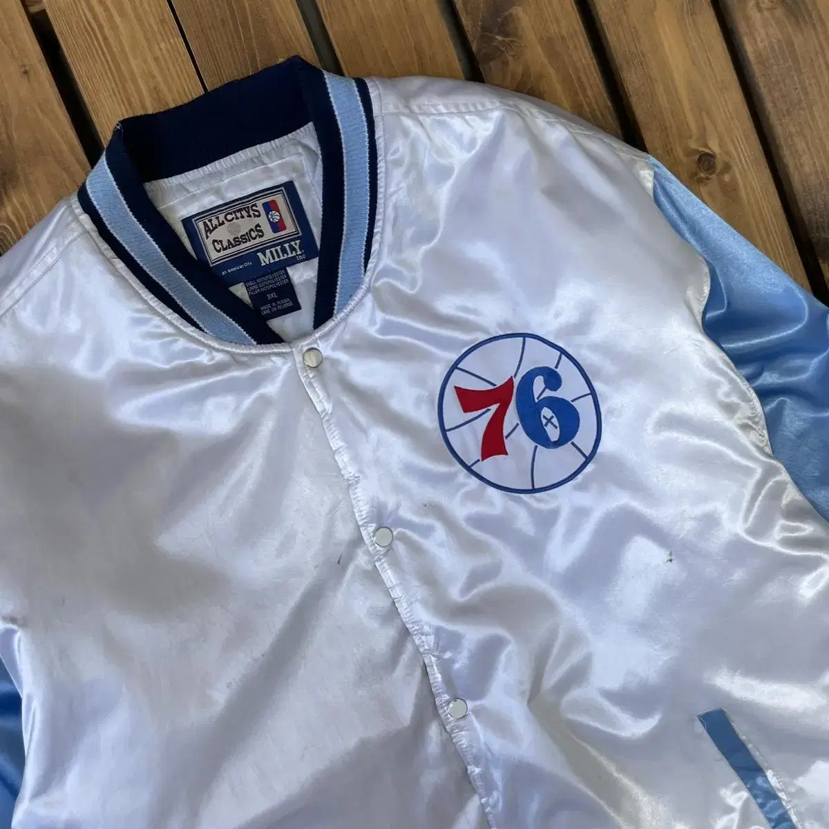 76ers 세븐티식서스 새틴자켓 4XL