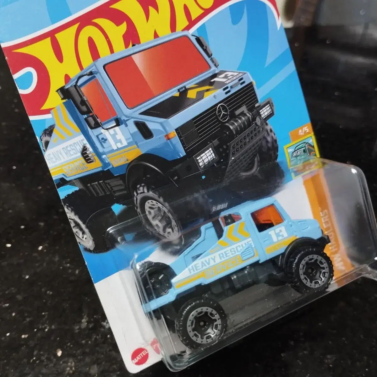 미니카 Hot Wheels 메르세데스 벤츠 unimog 1300L