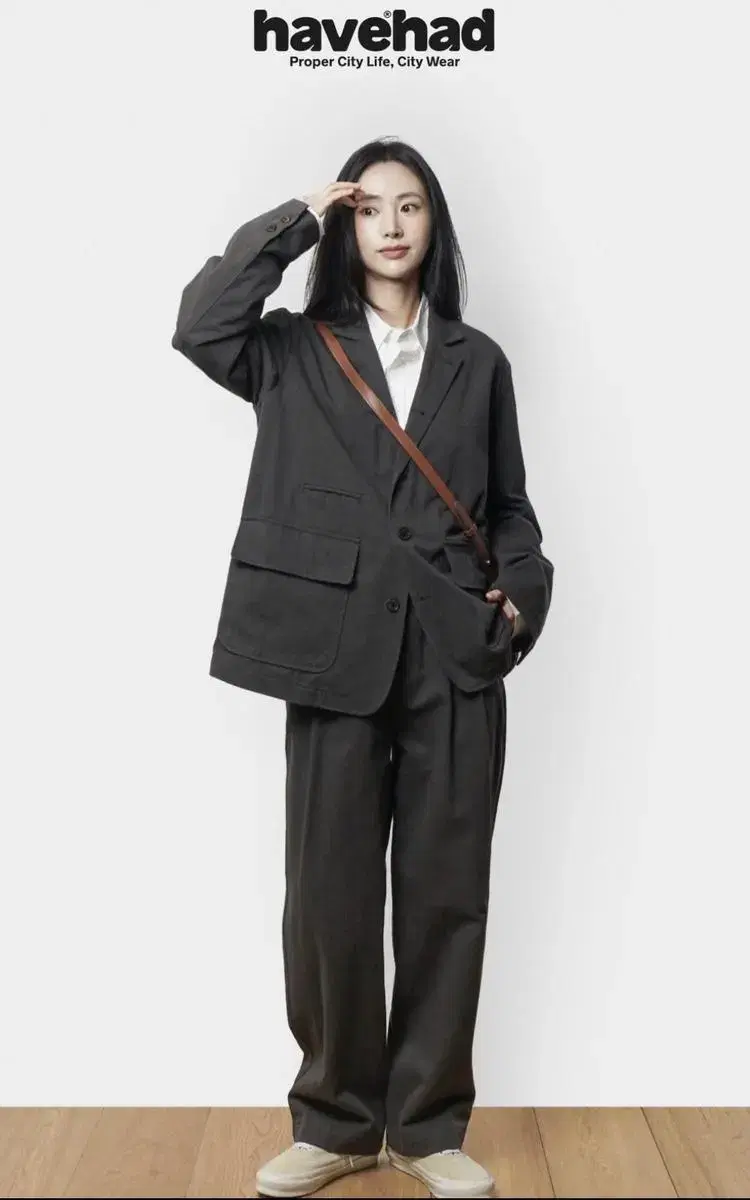 해브해드 23fw City Worker Set-up (차콜A1)