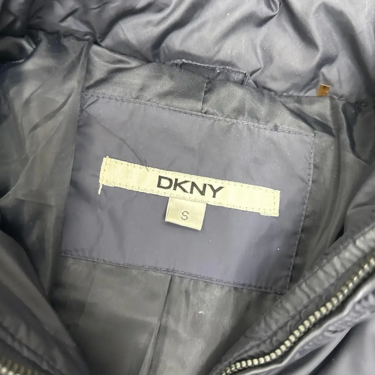 DKNY 여성 벨티드 롱패딩 S