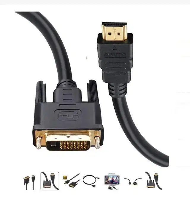 HDMI(수)-DVI(수) 케이블 양방향 호환 가능