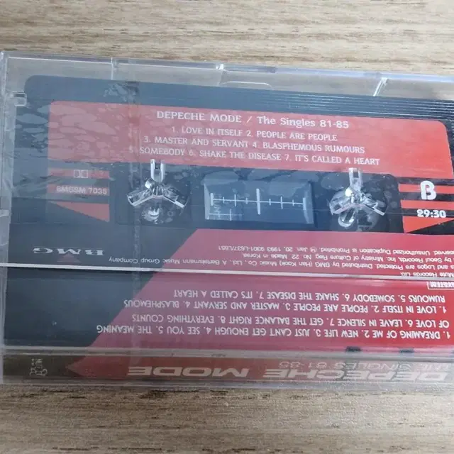 Depeche Mode -The Singles 81-85 미개봉 Tape