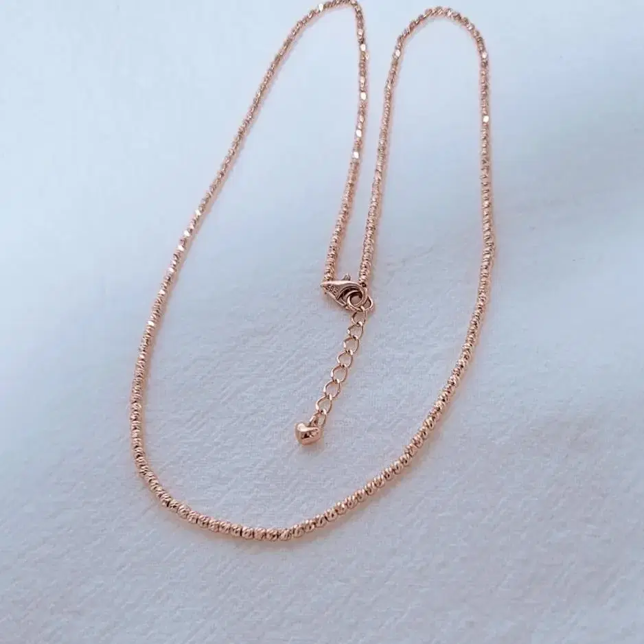 14k 레인볼 (속줄) 목걸이 2mm (40cm+2)