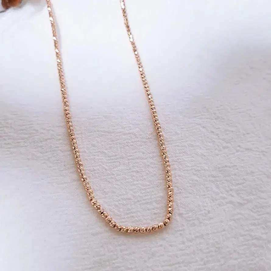 14k 레인볼 (속줄) 목걸이 2mm (40cm+2)