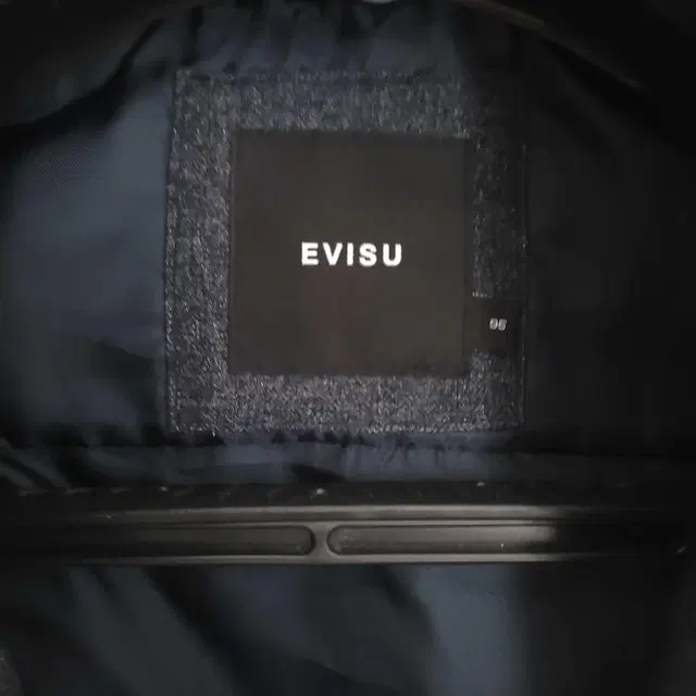 95 EVISU 울 얇은패딩 조끼  95사이즈  C2667