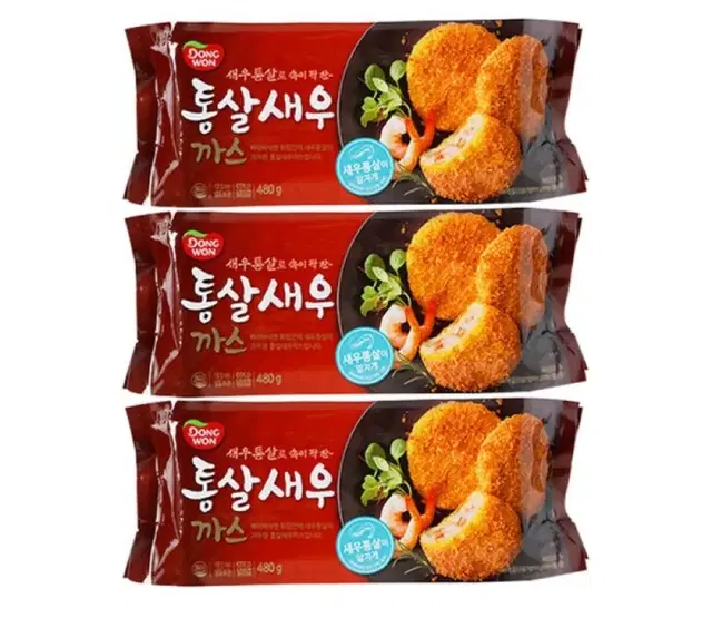 [무료배송] 동원 통살 새우까스 480g 3개