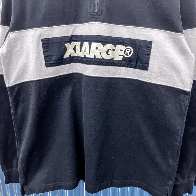 X-LARGE 엑스라지 카라넥 럭비 긴팔티 (국내 L) F317