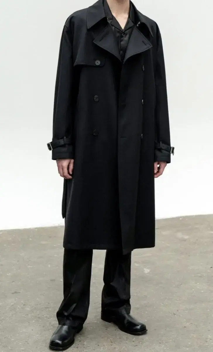 Insilence Wool Trench Coat