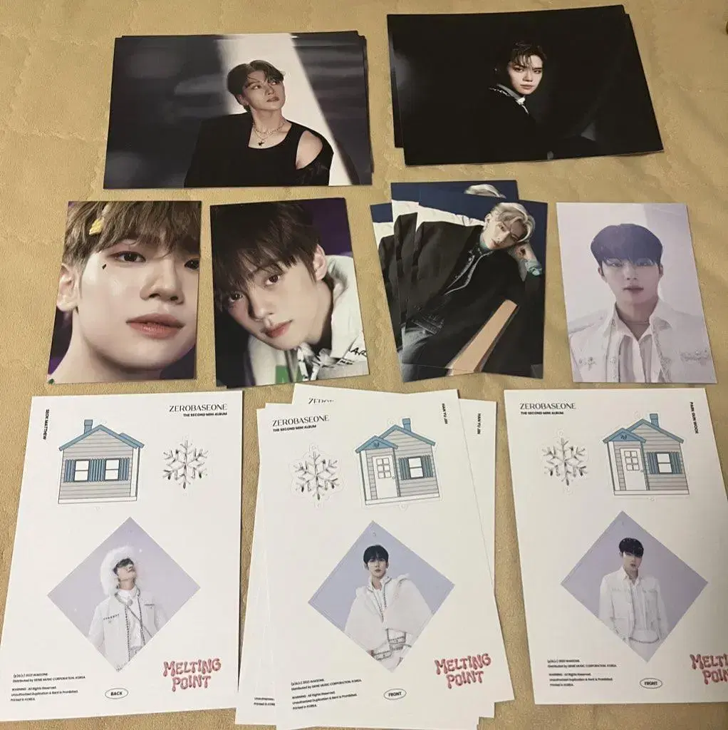 ZB1 Melting Point album photocard postcard Set WTS