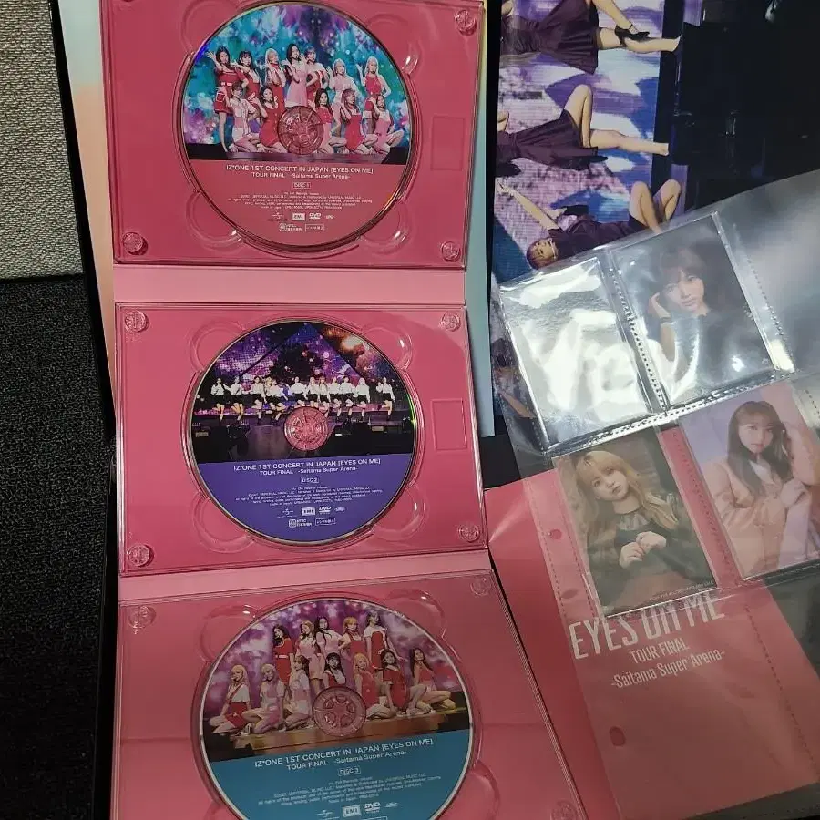 아이즈원 일본 사이타마 콘서트 DVD 굿즈 특전 포스터 MD IZONE