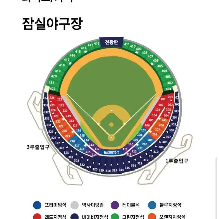 한국시리즈 2차전 3루 레드 1장