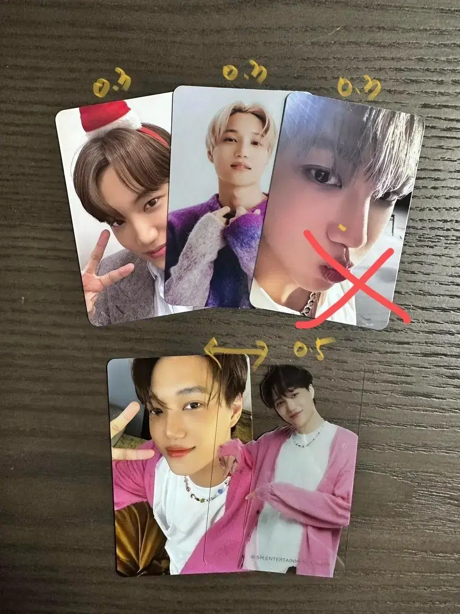 Exo kai seasons greetings Christmas Cream Soda photocard WTS