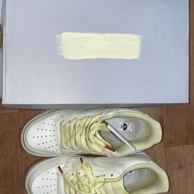 Ron louis yellow airforce 에어포스 운동화 스니커즈