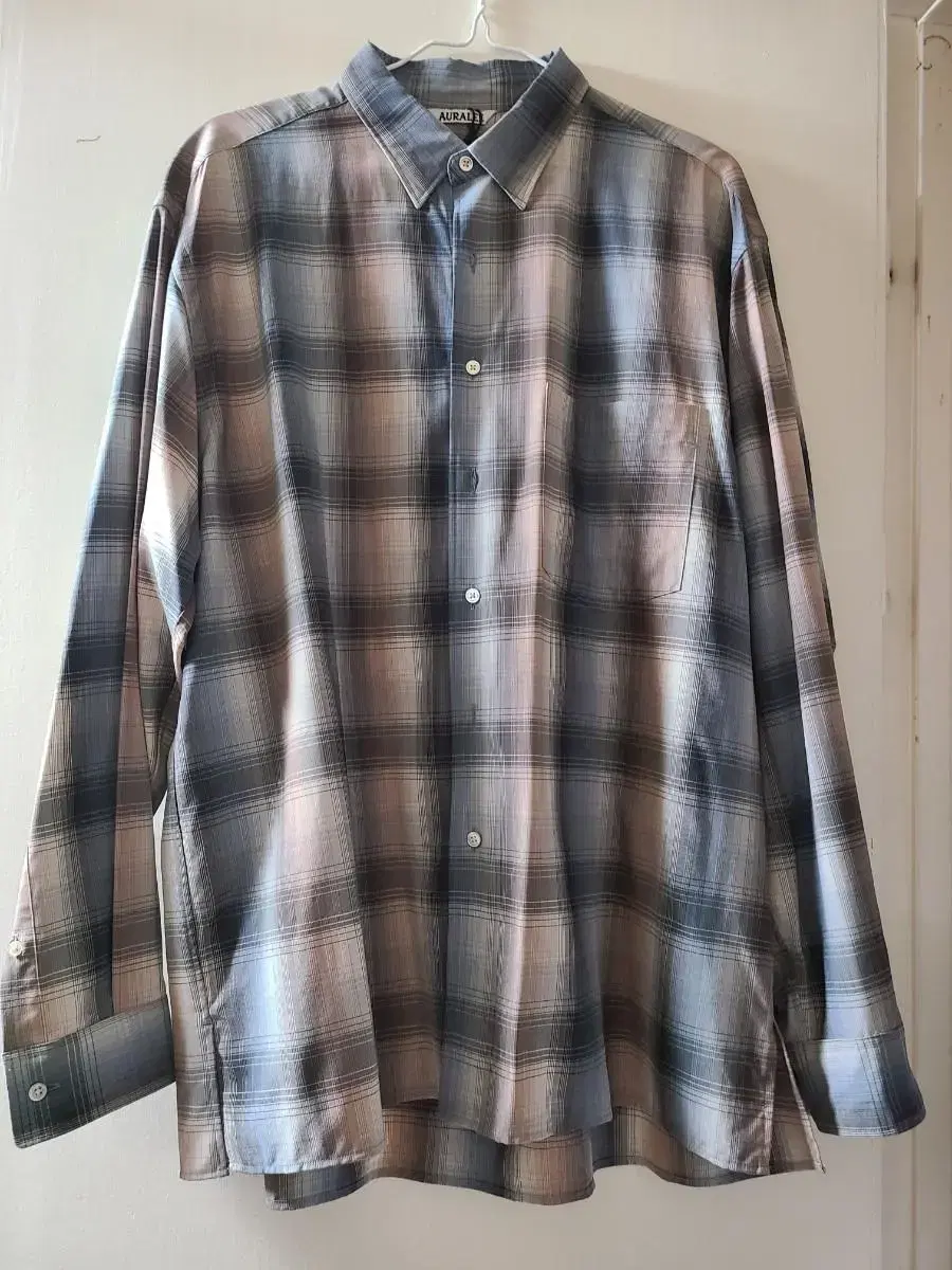 AURALEE 20FW Wool Check Shirt 4 Size 20AW AURALEE