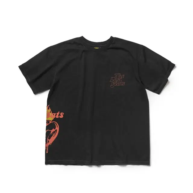 (2) 라스탯츠 FLAME HEARTS SIDE TEE BLACK