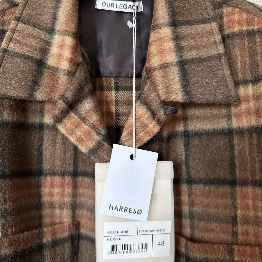 아워레가시 ourlegacy heusen 체크자켓