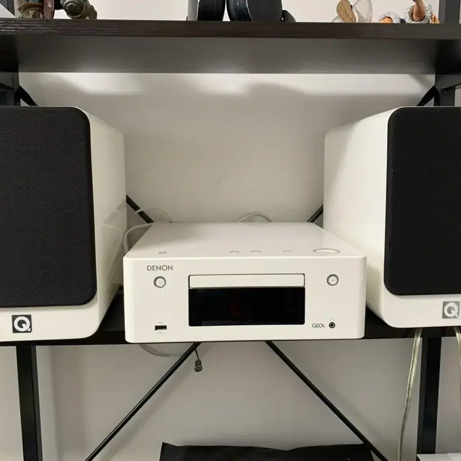 Q Acoustics(큐어쿠스틱) 2020i 화이트 + Denon(데논)