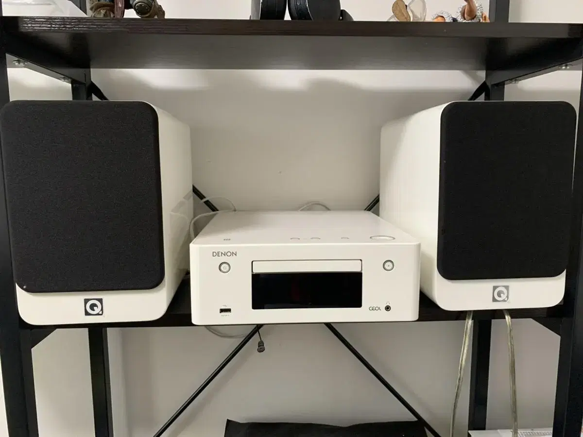 Q Acoustics(큐어쿠스틱) 2020i 화이트 + Denon(데논)