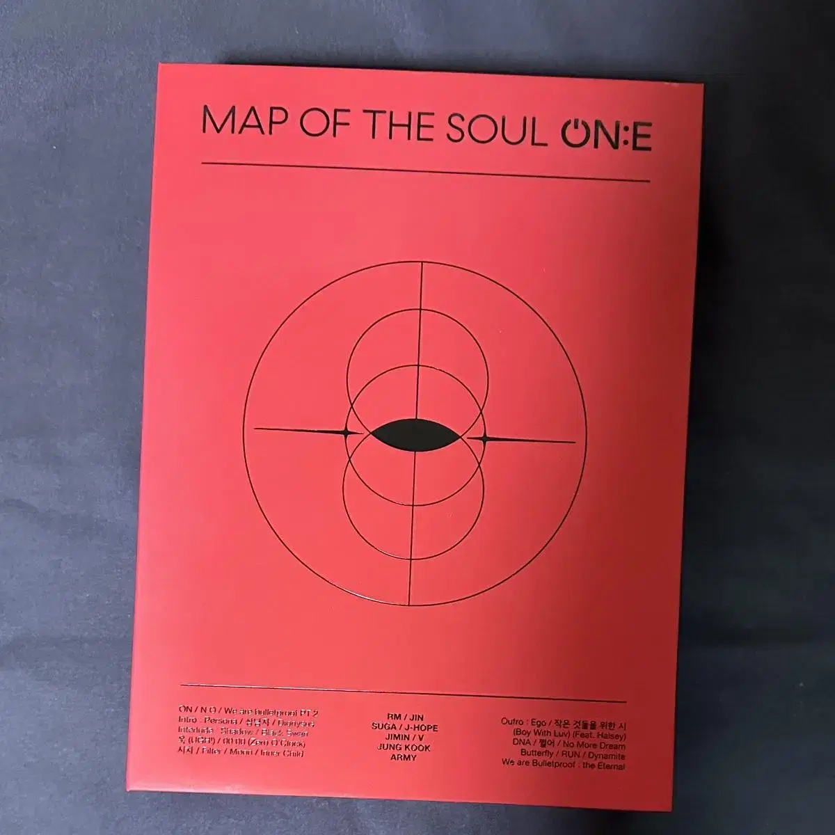 BTS MAP OF THE SOUL DVD (Taehyung photocard)