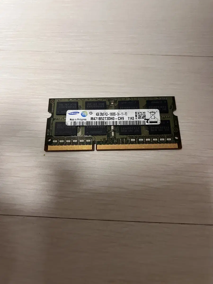 삼성 노트북용 ddr3 4G 램