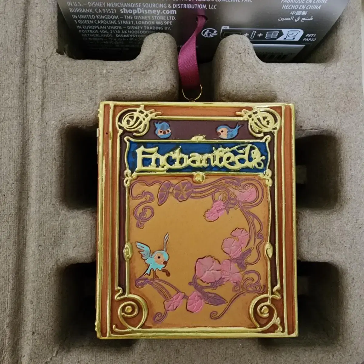 Disney's Enchanted book ornament