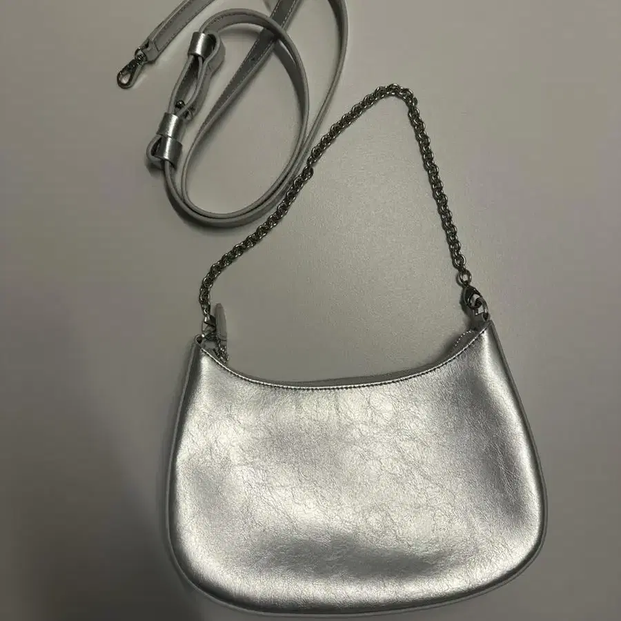 드메리엘 로지백 스몰 실버 Rosy Bag Small Silver