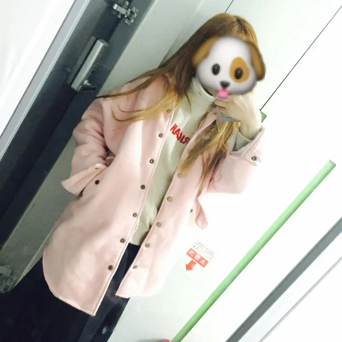 <딸기우유 양털 점퍼 양털 자켓> 데일리쥬바온블랙업빈블애니원모어어리틀빗