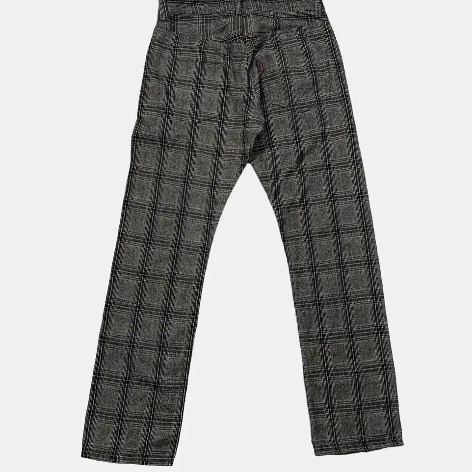 vintage tartan check grey trouser