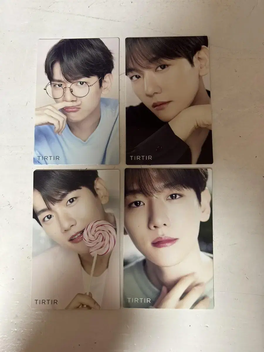 Tirtir baekhyun photocard set wts