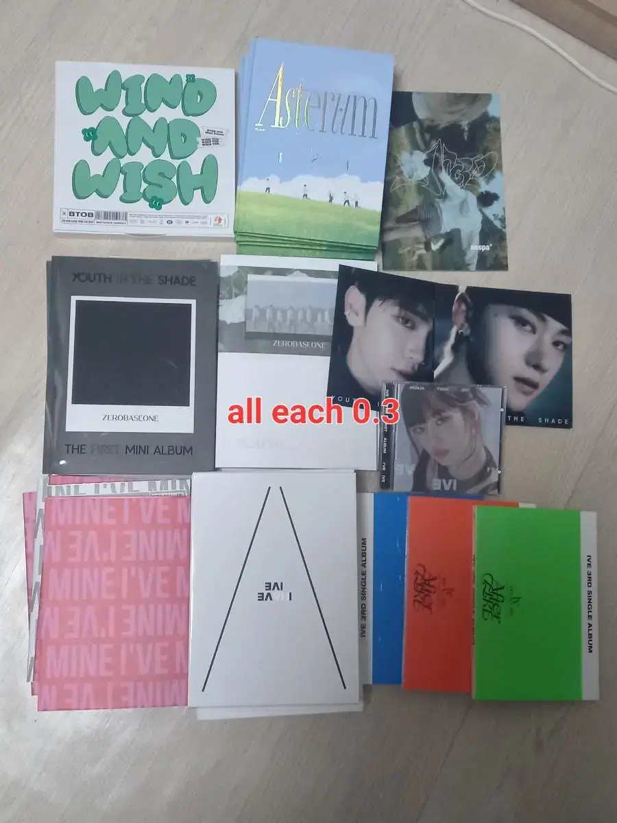 ive btob zb1 aespa plave unsealed album sold