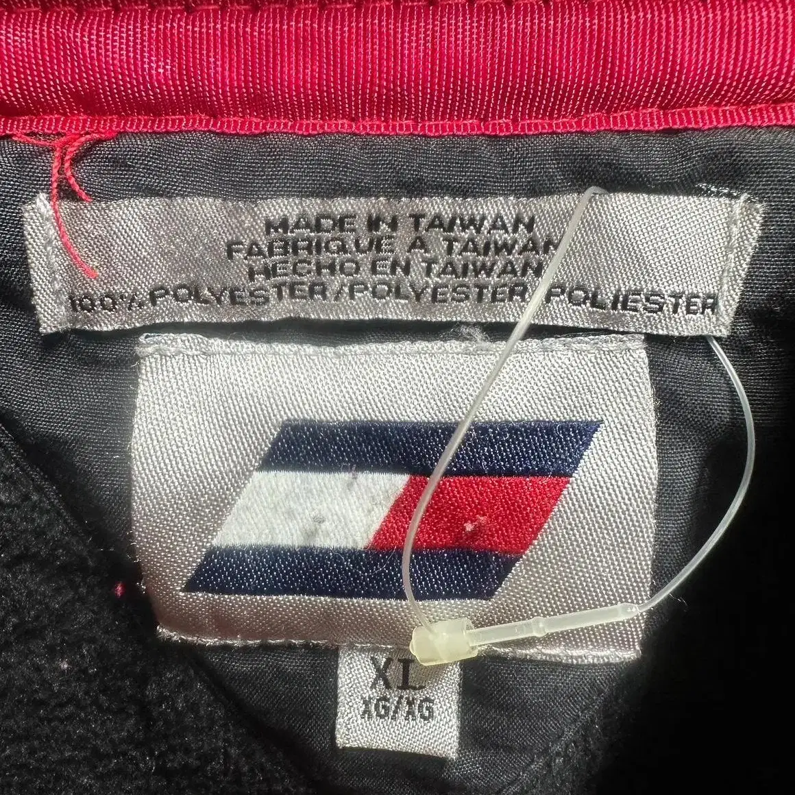 90s tommy hilfiger 타미힐피거 후리스 후드