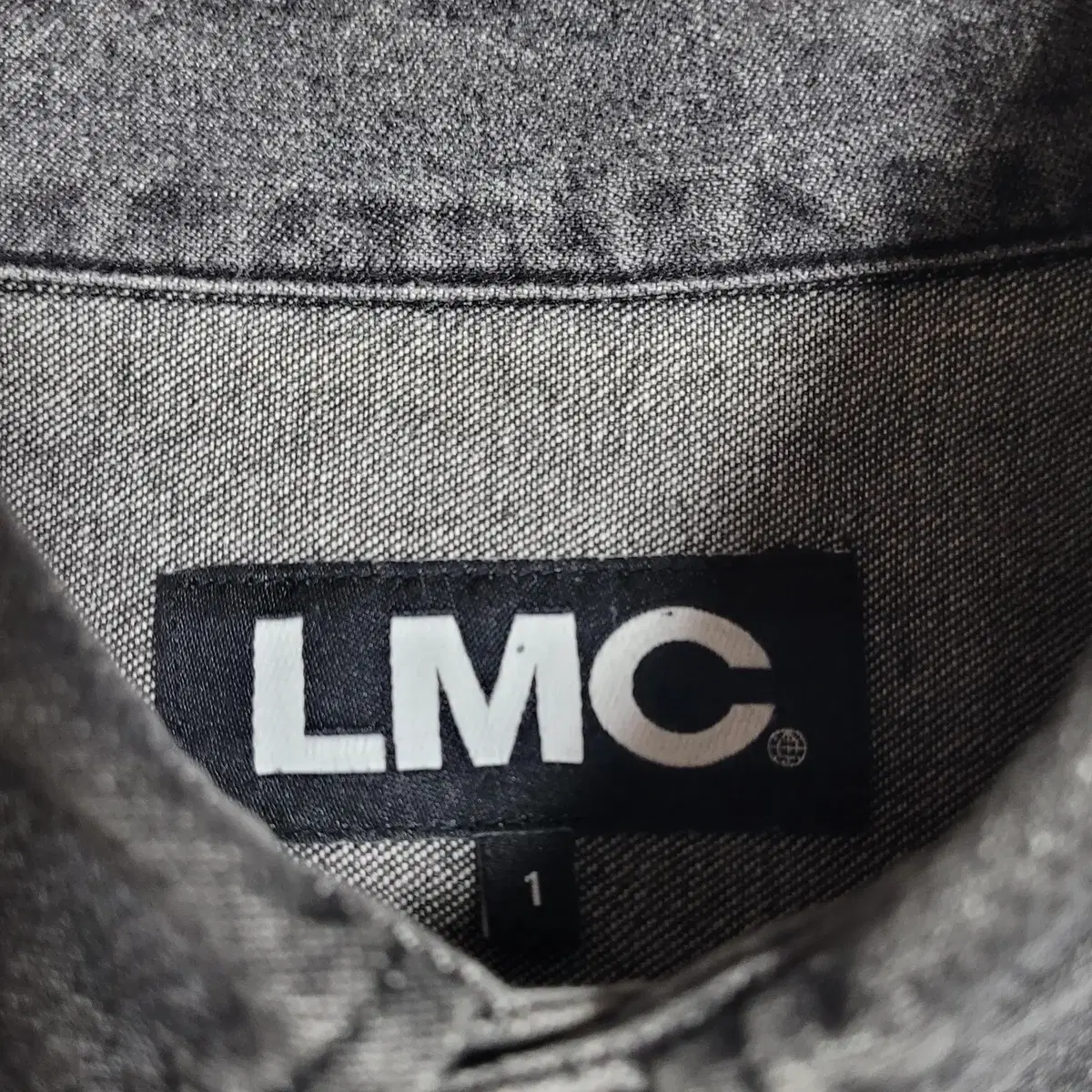 [105~110] LMC 엘엠씨 오버핏 흑청 남방셔츠자켓XL~XXL