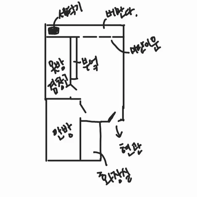 염창역 목동 반지하 투룸 입니다