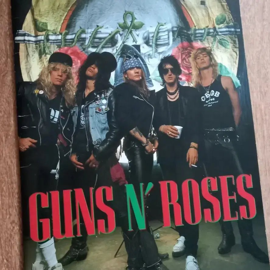 guns n roses 건스앤로지스 팜플렛