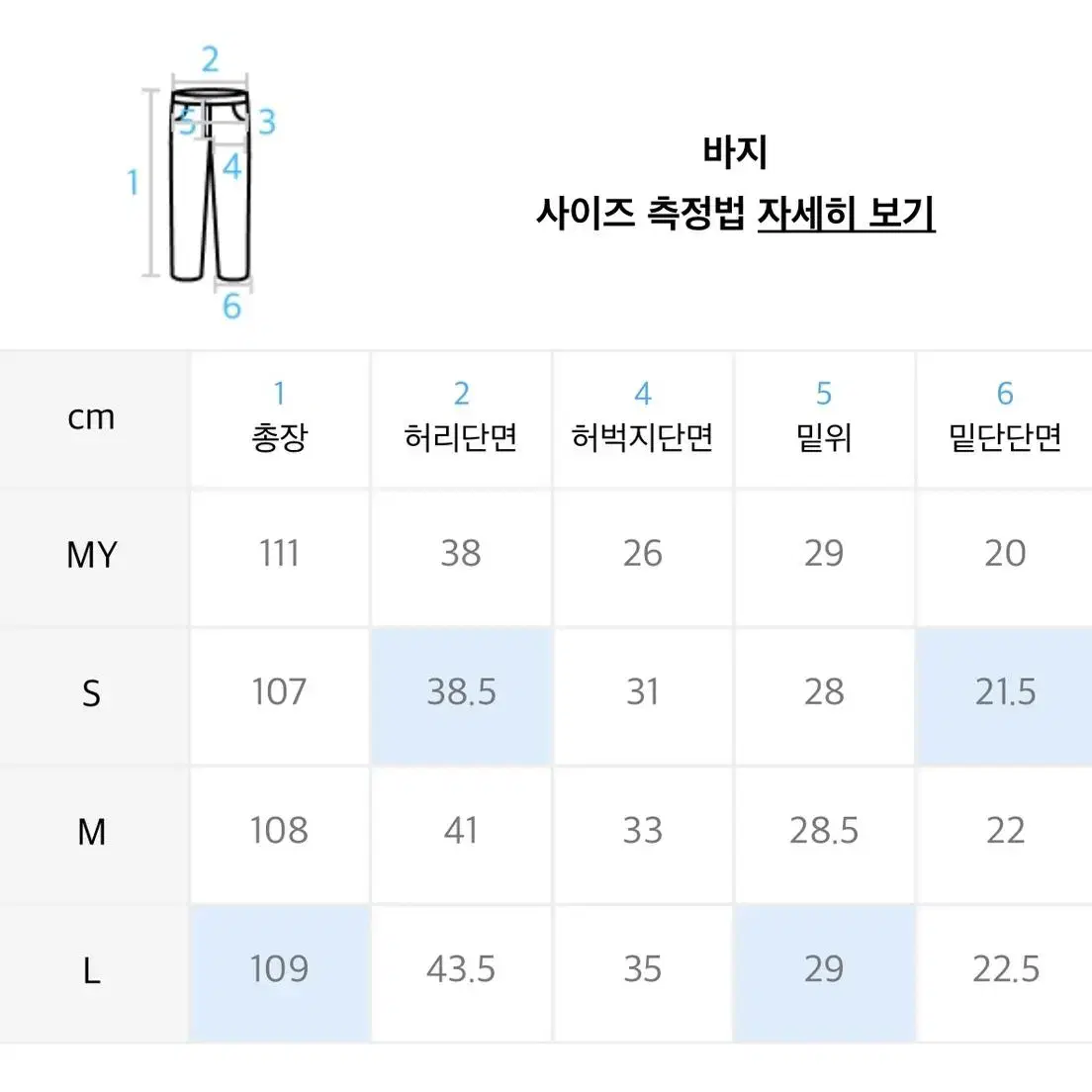 애드오프 체크바지