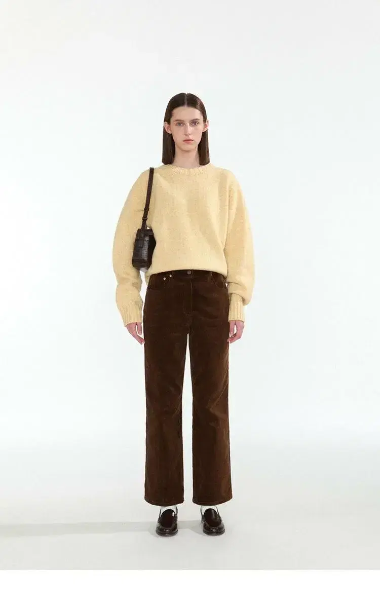 낫띵리튼 Brooks corduroy pants (Amber brown)