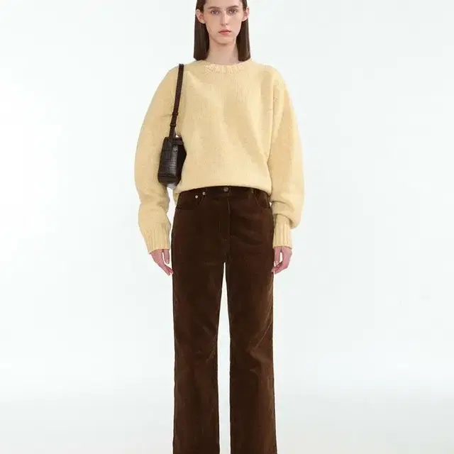 낫띵리튼 Brooks corduroy pants (Amber brown)