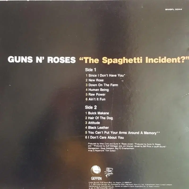 GUNS N' ROSES-"THE SPAGHETTI INCIDENT?