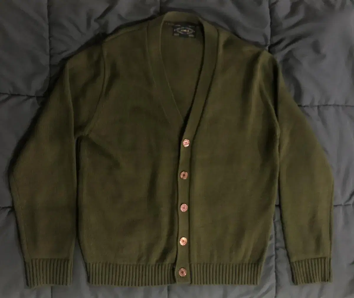 [M]Aidle Loose Fit Cardigan in Khaki