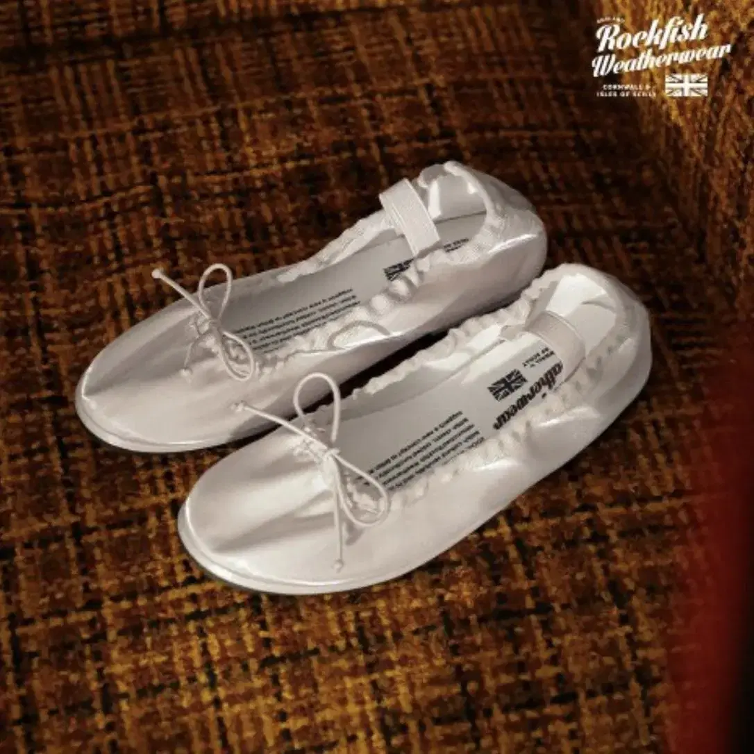 Rockfish Weather Wear Flats SCRUNCH SCRUNCH FLAT Balacore White