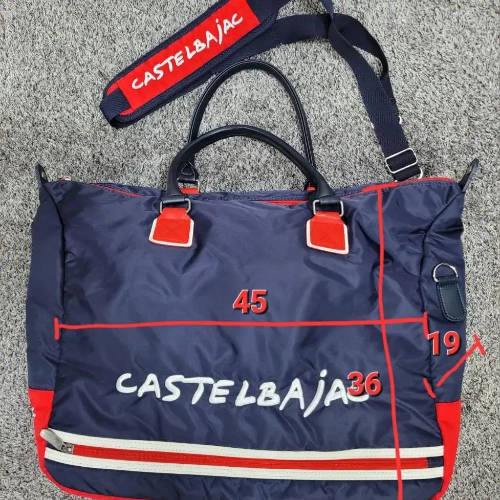 CASTELBAIAC 까스텔바작 골프 보스턴 백