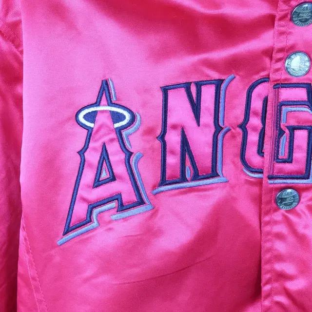 MLB ANGELS 레드코팅 야구점퍼자켓