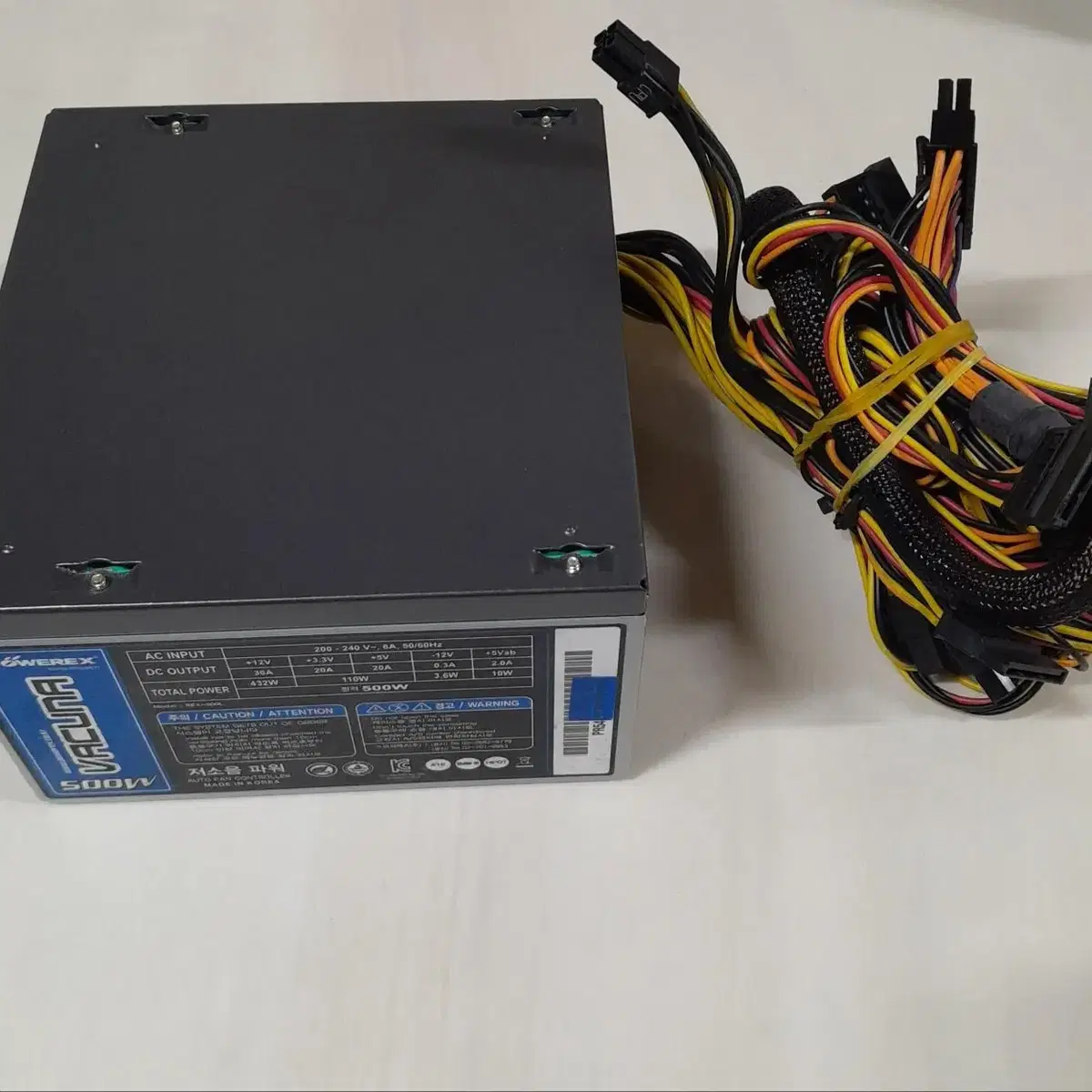 파워렉스 POWEREX VACUNA 500W ATX 저소음 정격 파워