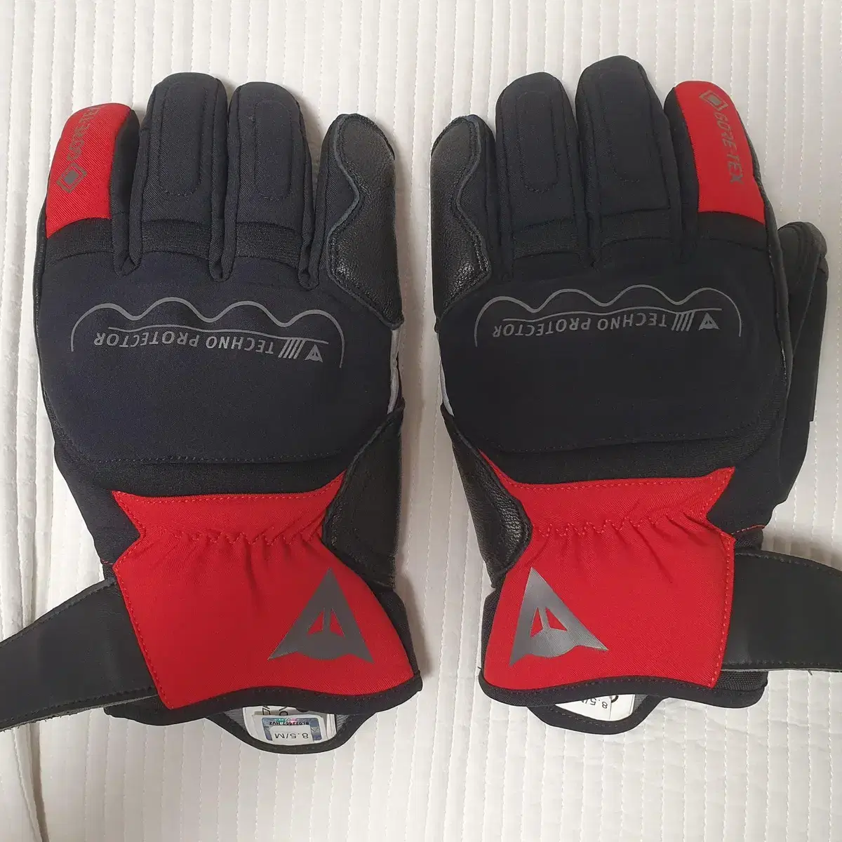 DAINESE THUNDER GORE-TEX GLOVES 검빨 M 사이즈