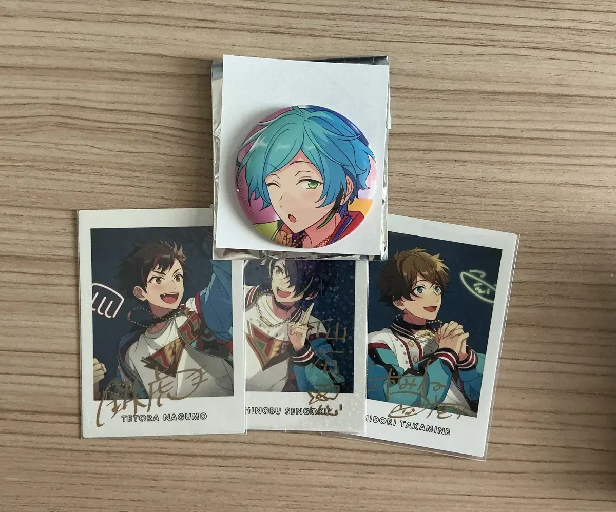 Anstar 7th Anniversary Pasha Moonlight Can Badge Kanata Meteor Belt Midori Tetora Shinobu