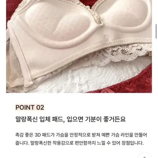 새상품 미착용 섹시 레이스 뽕브라 블랙