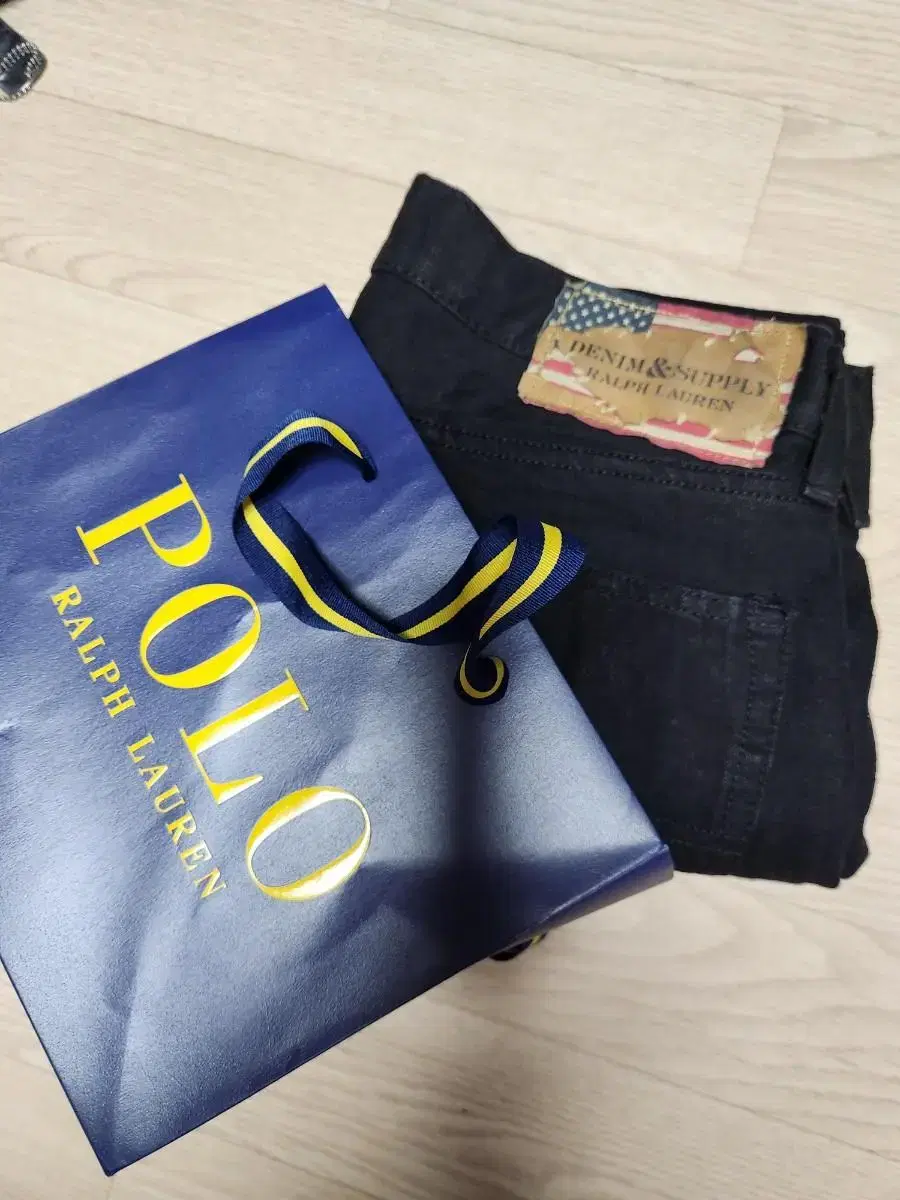 (Unworn)Polo Ralph Lauren Black Jeans Black jin Denim Jeans Supply